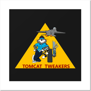 F-14 Tomcat - Triangle Tomcat Tweakers - Clean Style Posters and Art